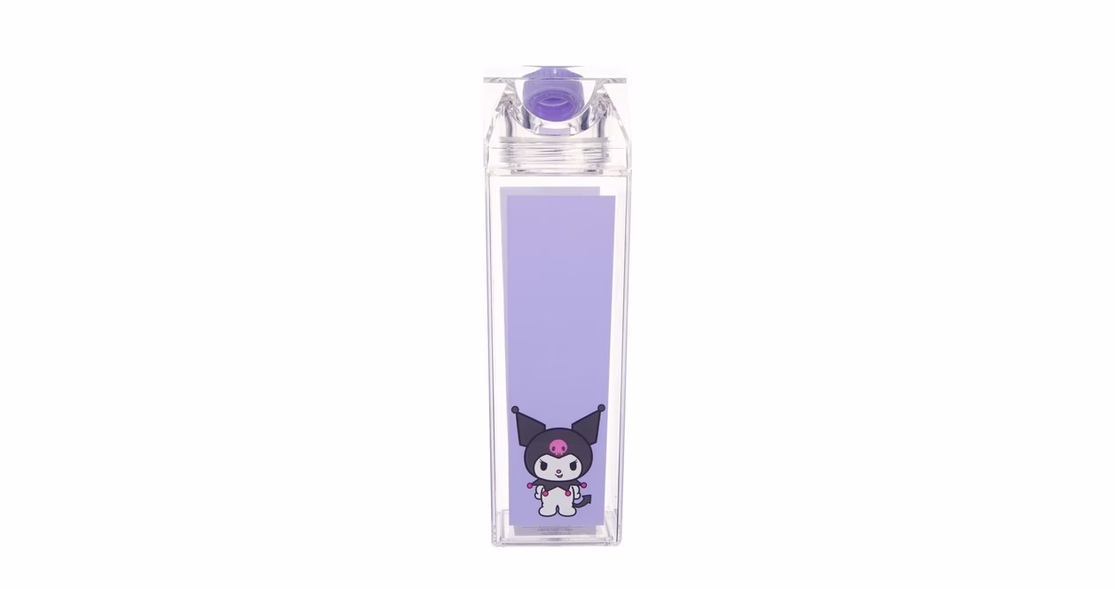 GameStop Sanrio Kuromi 16 oz Plastic Milk Carton