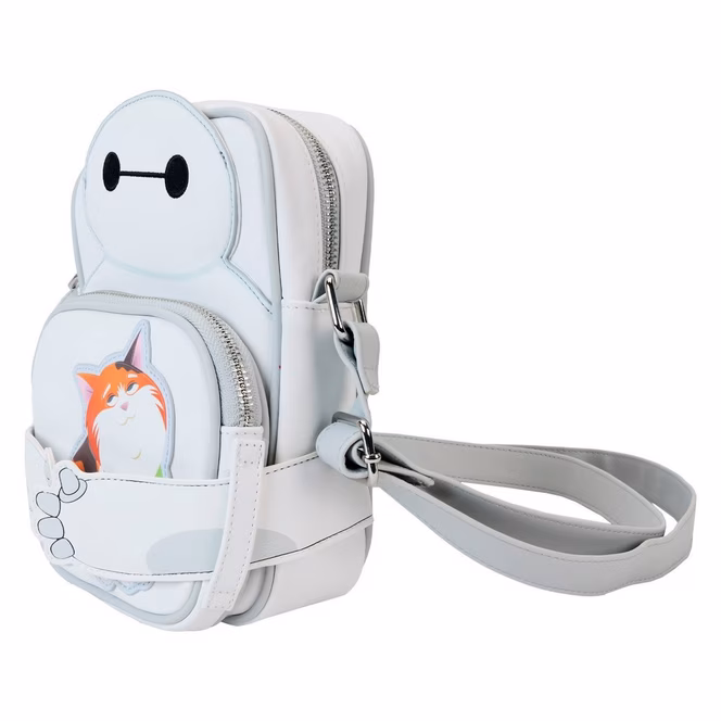 GameStop Loungefly Big Hero 6 10th Anniversary Baymax and Mochi Crossbuddies Cosplay Crossbody Bag With Coin Bag