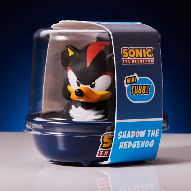 GameStop Tubbz Mini Sonic the Hedgehog Shadow the Hedgehog 2-in Collectible Duck