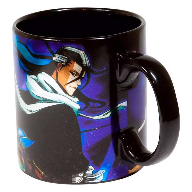 GameStop Bleach Anime Foil Print Black Luster Coffee Mug