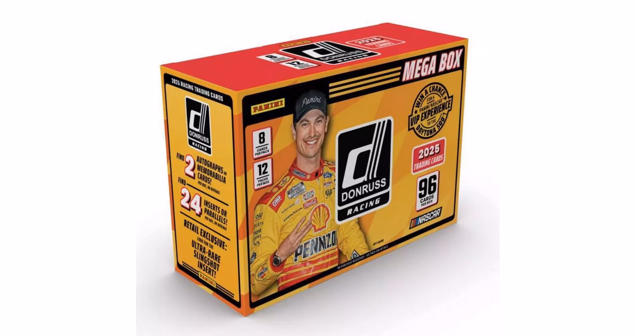GameStop 2025 Panini Donruss NASCAR Racing Mega Box