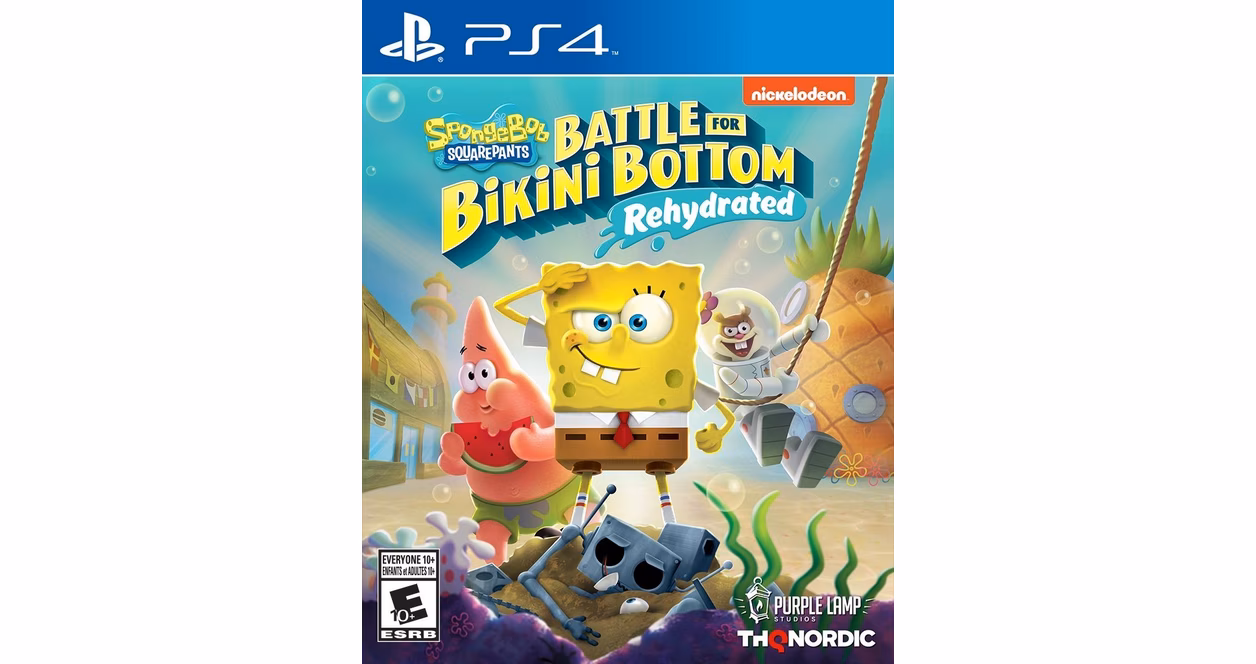 GameStop SpongeBob SquarePants: Battle for Bikini Bottom - Rehydrated - PlayStation 4