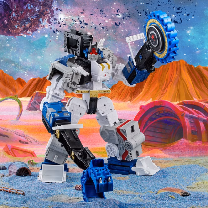 GameStop Toynk Transformers: Generations Legacy Series Titan Cybertron Universe Metroplex 22-in Action Figure
