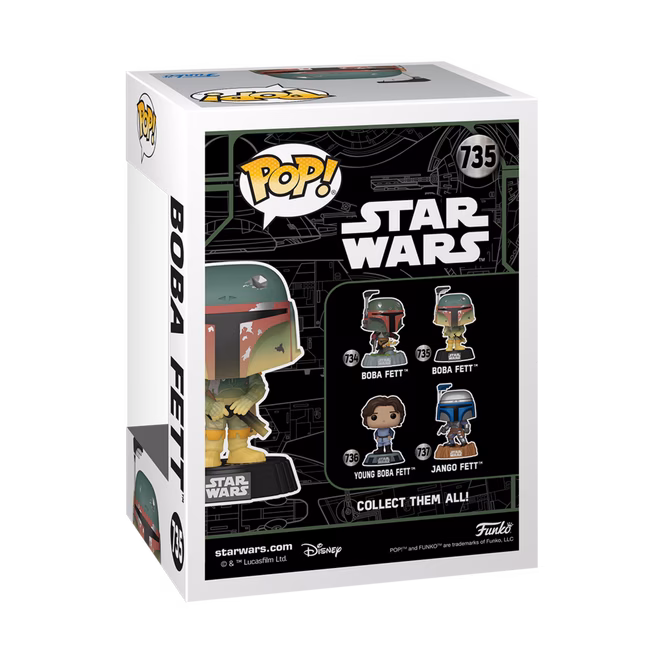 GameStop Funko POP! Star Wars: Fett Legacy Boba Fett (Glow-In-The-Dark) 4.95-in Vinyl Bobblehead