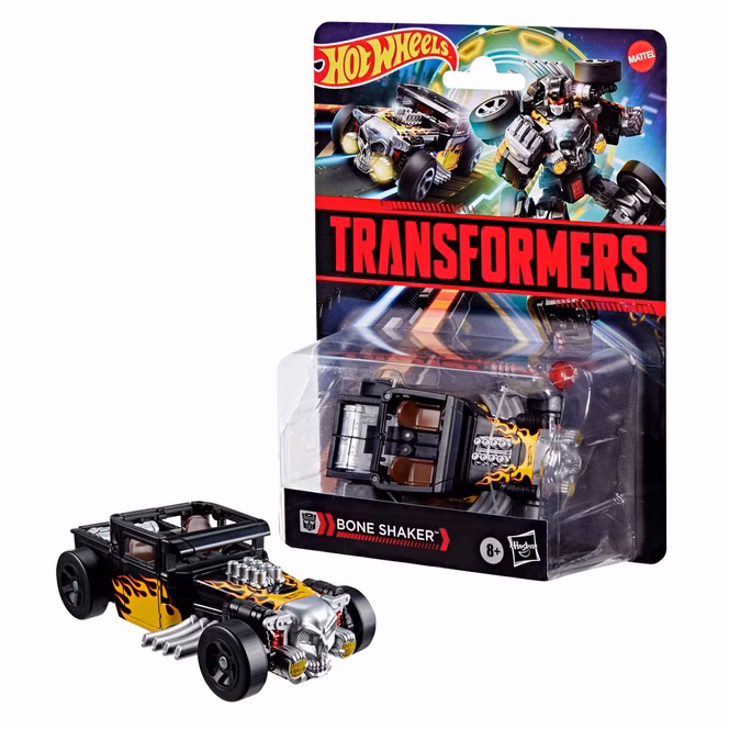 GameStop Hasbro Transformers One Deluxe Class Hot Wheels x Transformers one Shakera 5-In Action Figure