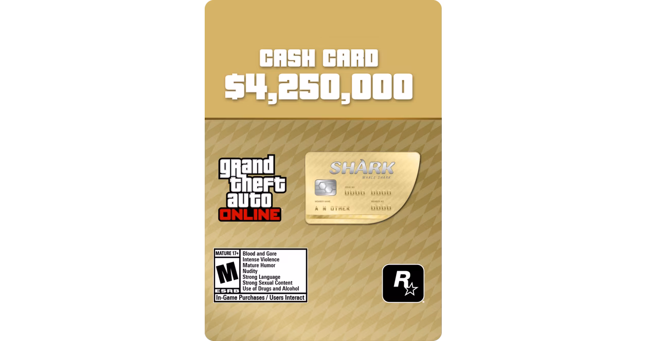GameStop Grand Theft Auto Online: The Whale Shark Cash Card - Xbox Series X