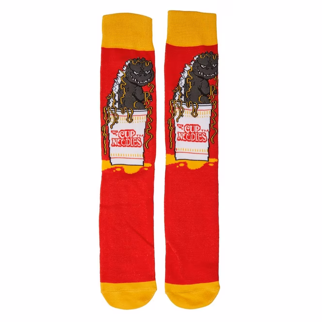 GameStop Godzilla x Nissin Cup Noodles Crew Socks 5-Pack