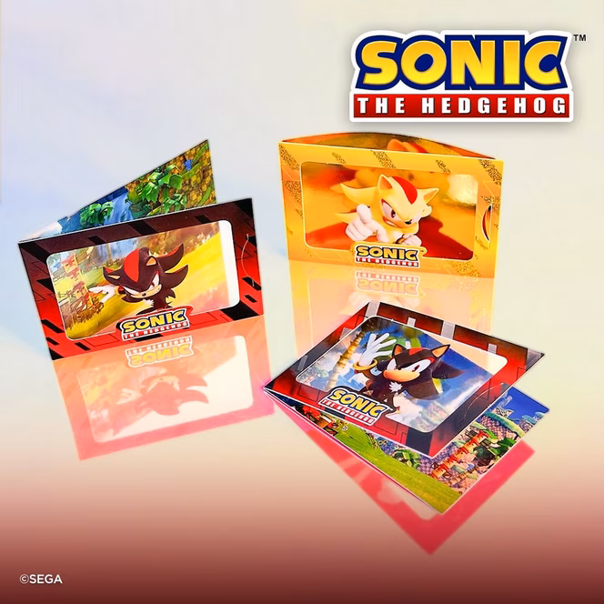 GameStop FiGPiN Sonic the Hedgehog: Cybercel Trading Cards Foil Pack (Series 2)