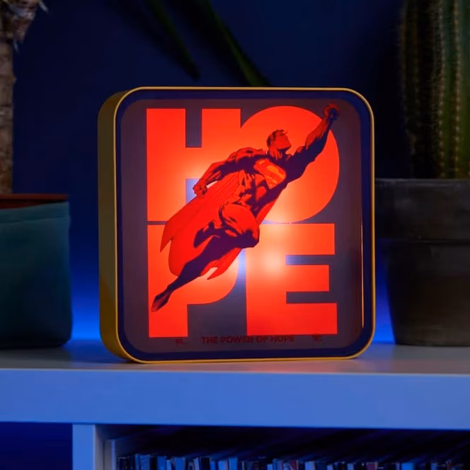 GameStop Superman Acrylic Desk Lamp Wall Light
