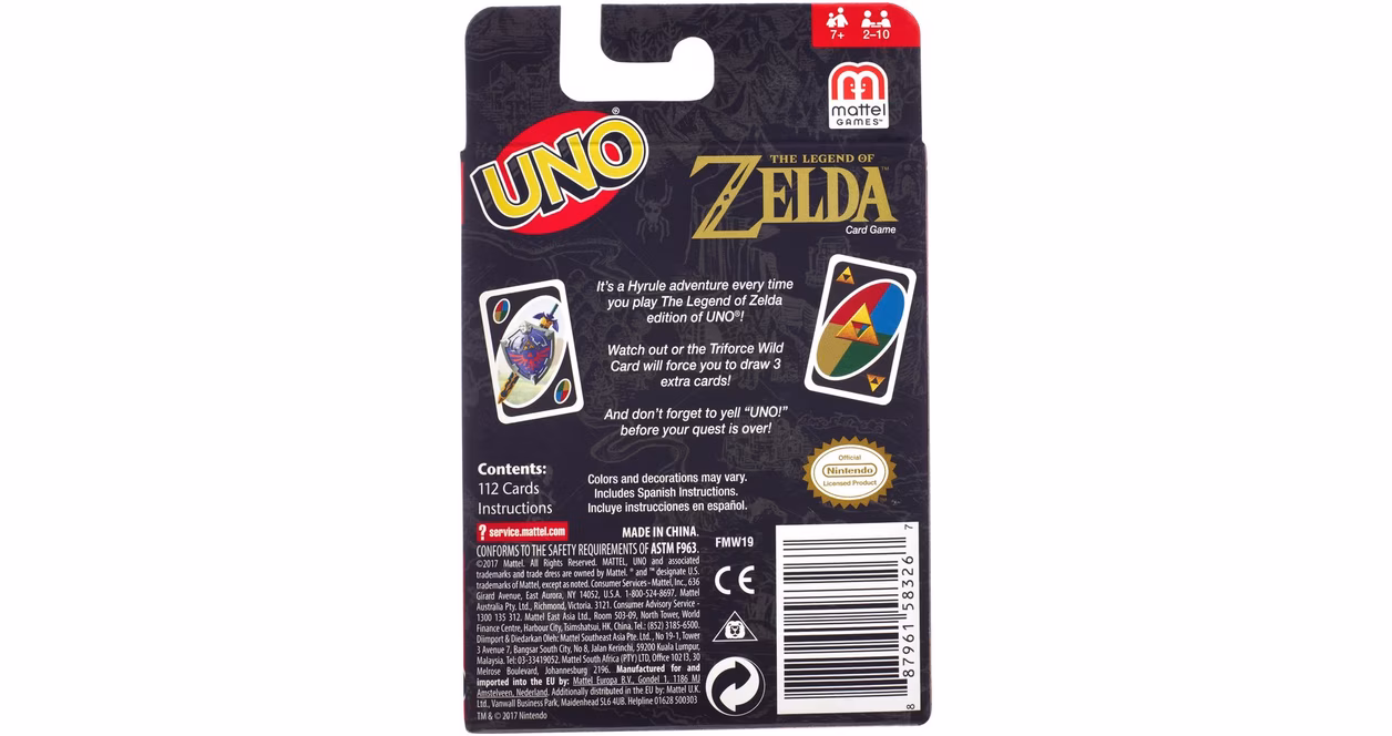 GameStop UNO The Legend of Zelda Card Game GameStop Exclusive