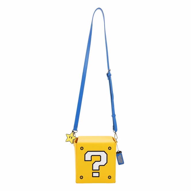 GameStop Super Mario Bros. Mystery Block Crossbody Bag