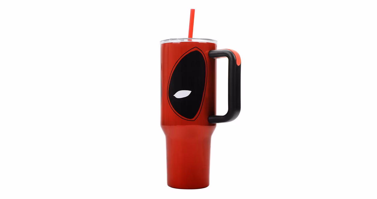 GameStop Deadpool Big Face 40oz Tumbler