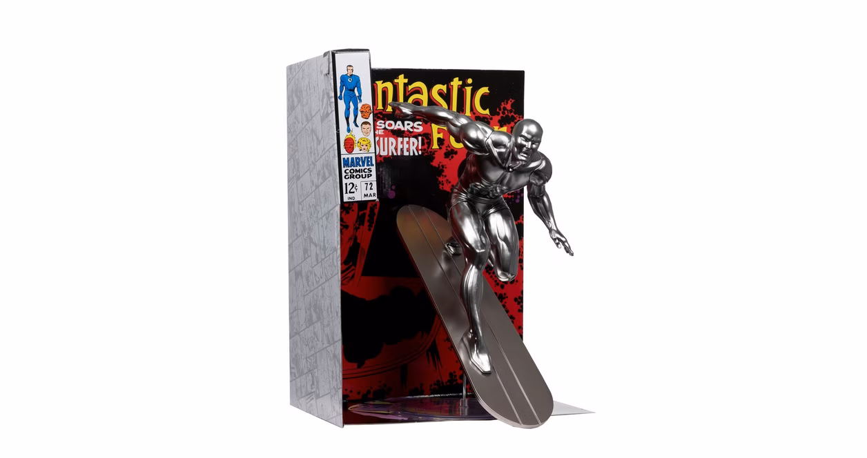 GameStop McFarlane Toys Marvel Collection Fantastic Four Silver Surfer (issue 72) 1:6th Scale Figure