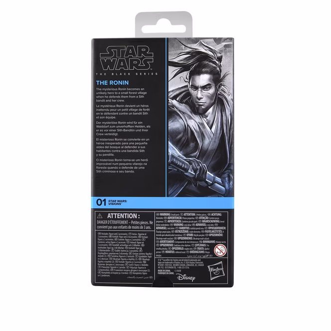 GameStop Hasbro Star Wars: The Black Series (Visions The Ronin) Premium 6-in Action Figure