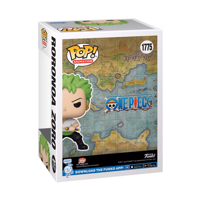 GameStop Funko POP! Animation: One Piece (Refresh) Zoro (or Chase) 4.2-in Vinyl Figure