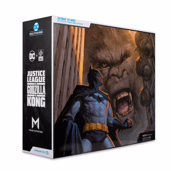 GameStop McFarlane Toys DC Monsterverse Batman vs Kong Action Figures 2-Pack