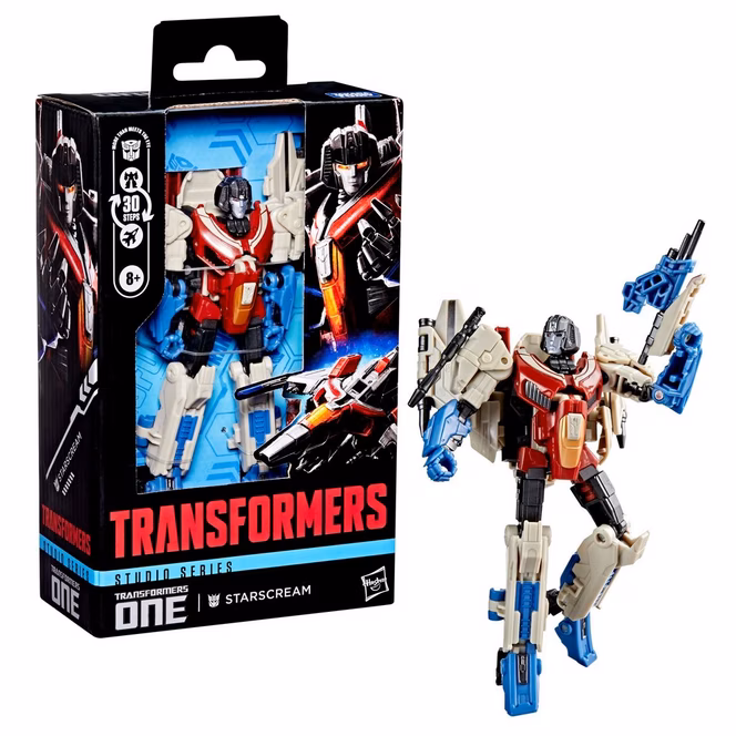 GameStop Hasbro Transformers Toys Studio Series Deluxe Class Transformers One Starscream 4.5-in Action Figure