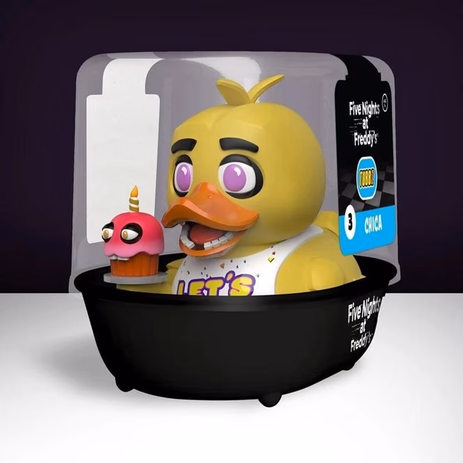 GameStop Tubbz Five Nights at Freddy's Chica (1st Edition) 3.54-in Collectible Rubber Duck