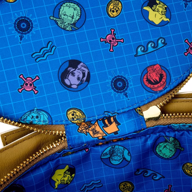 GameStop Loungefly One Piece Thousand Sunny Ship Figural Crossbody Bag