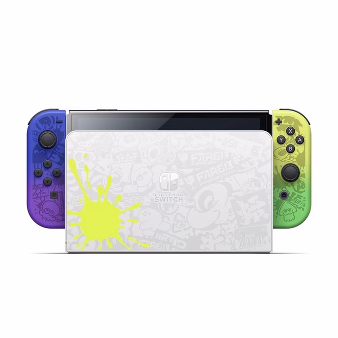 GameStop Nintendo Switch OLED Model Splatoon 3 Special Edition