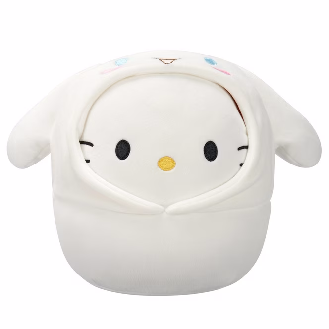 GameStop Squishmallows Hello Kitty and Friends Hello Kitty in Cinnamoroll Hoodie 8-in Little Plush