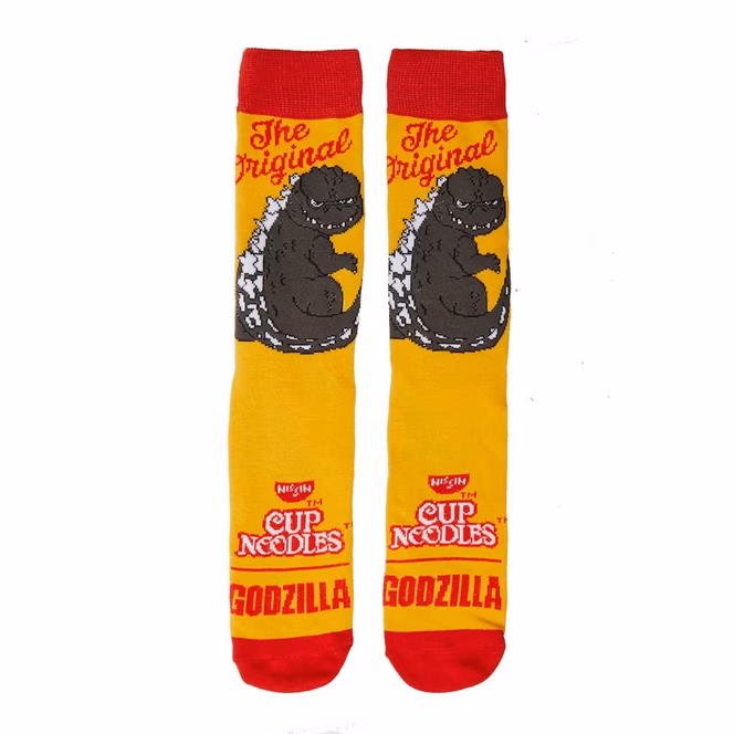 GameStop Godzilla x Nissin Cup Noodles Crew Socks 5-Pack
