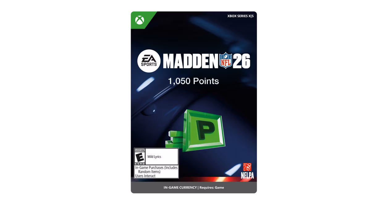GameStop Madden NFL 26: 1050 MUT Points Pack - Xbox Series X/S