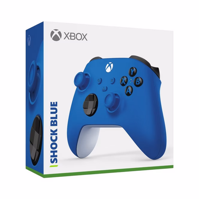 GameStop Microsoft Xbox Series X Wireless Controller Shock Blue