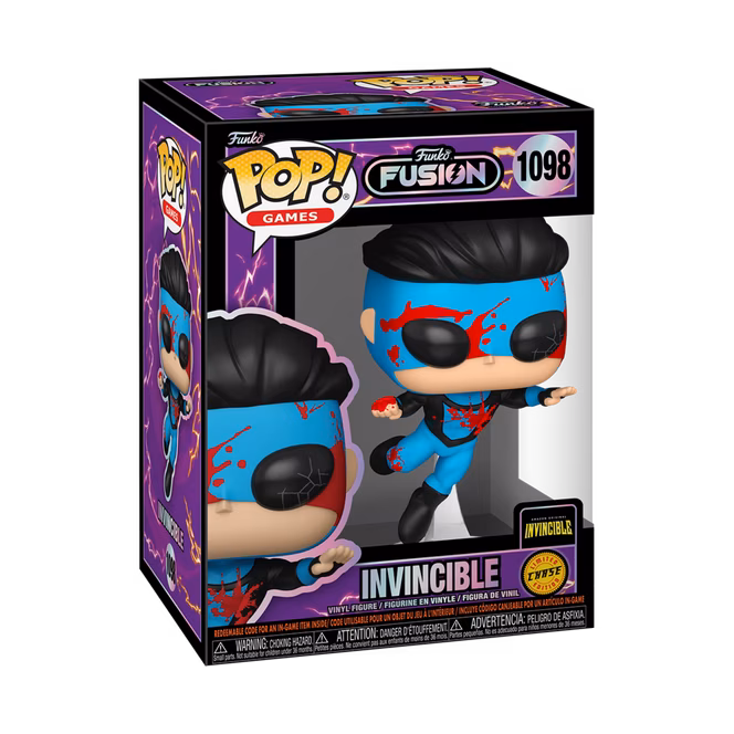GameStop Funko POP! Television: Funko Fusion Invincible - Invincible (or Chase) 4.5-in Vinyl Figure