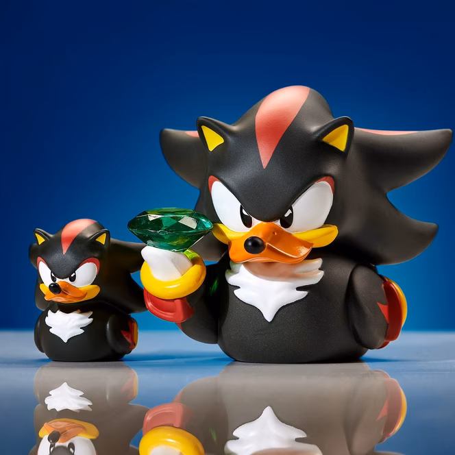 GameStop Tubbz Mini Sonic the Hedgehog Shadow the Hedgehog 2-in Collectible Duck