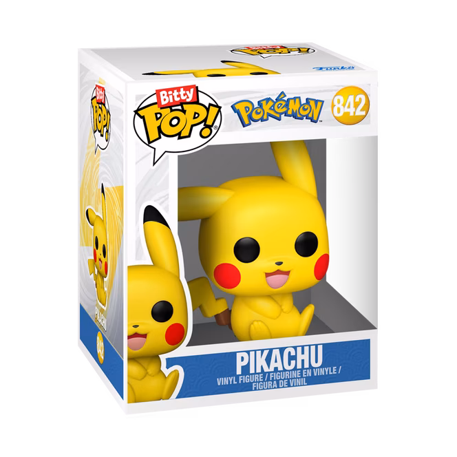 GameStop Funko Bitty POP! Pokemon Vinyl Figure Set 4-Pack (Pikachu, Vaporeon, Caterpie, Cubone)