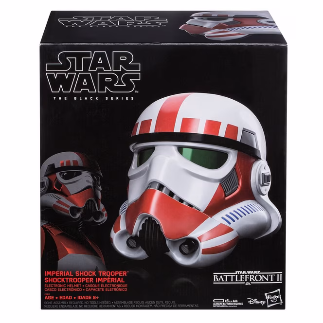 GameStop Hasbro Star Wars The Black Series Star Wars: Battlefront II Imperial Shock Trooper Electronic Helmet