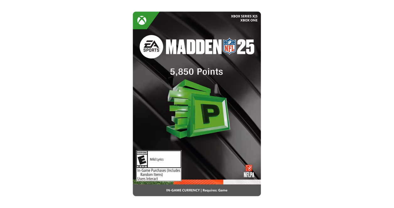 GameStop Madden NFL 25: 5850 Madden Points - Xbox Series X/S