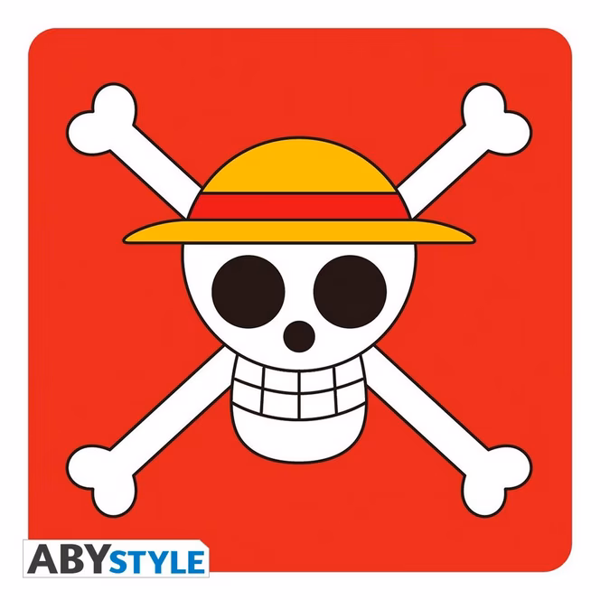 GameStop ABYstyle One Piece Heat Change Mug Wanted and Coaster Set