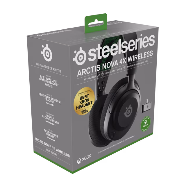 GameStop SteelSeries Arctis Nova 4X Wireless Gaming Headset for Xbox, PC, Switch, Meta Quest 2, PlayStation