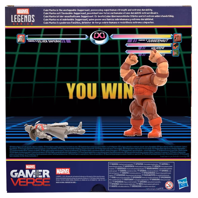 GameStop Hasbro Marvel Legends Retro Series Gamerverse Juggernaut 6-in Action Figure