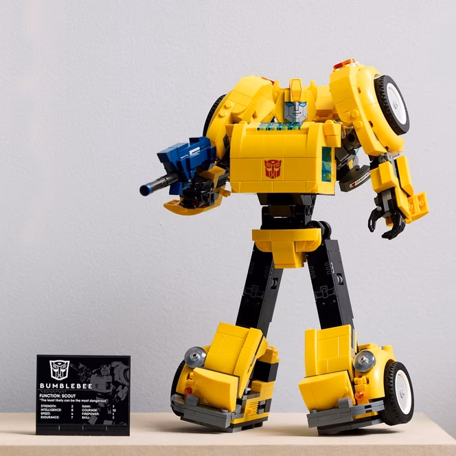 GameStop LEGO Icons Transformers Bumblebee Action Figure Building Set 10338