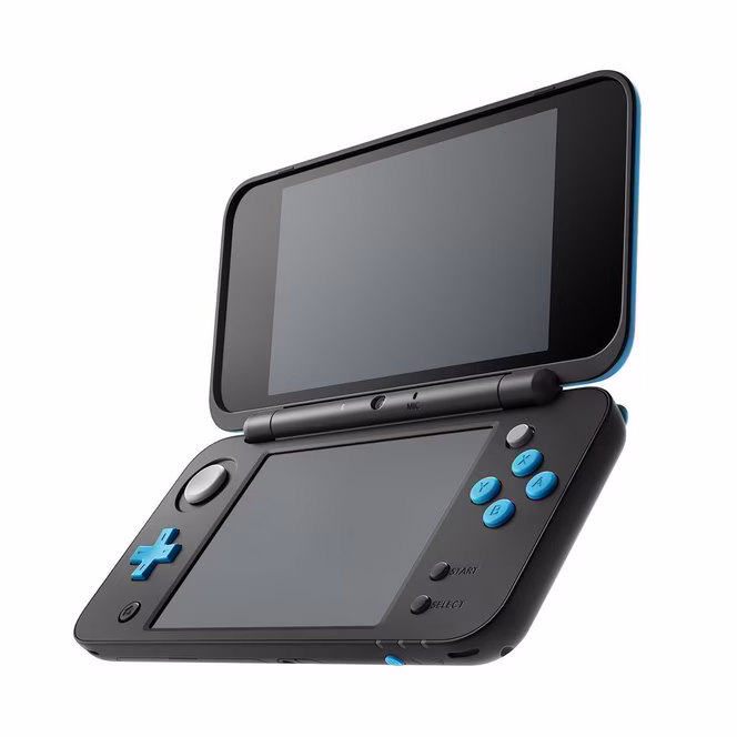 GameStop Nintendo 2DS XL Handheld Console - Black and Turquoise