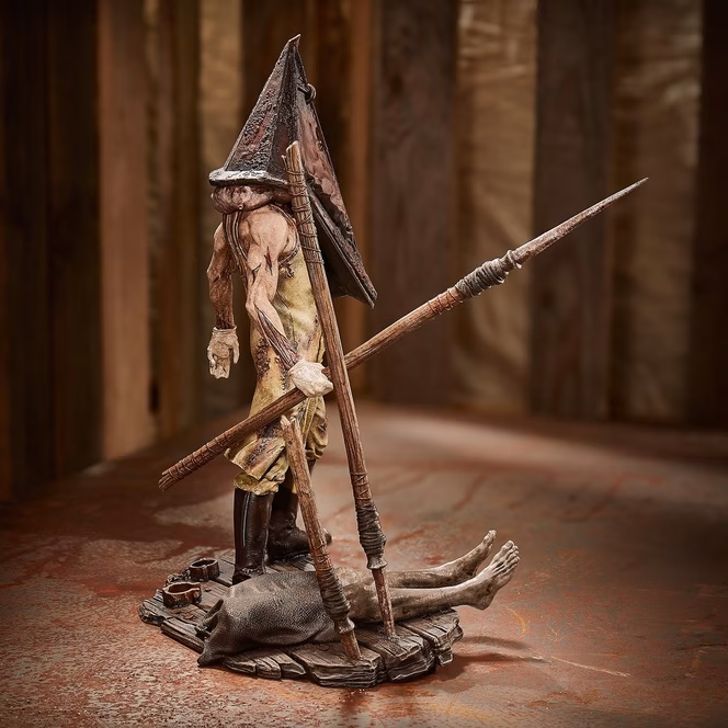 GameStop Numskull Silent Hill 2 Pyramid Head (Red Pyramid Thing) 11.6-in Statue