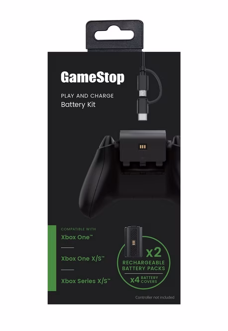 GameStop GameStop Play and Charge Battery Kit for Xbox Series X/S and Xbox One - 2-Pack