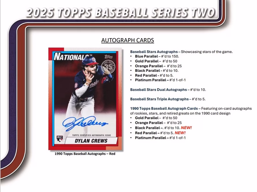 GameStop 2025 Topps MLB Baseball Series 2 Value Box (7 Packs)