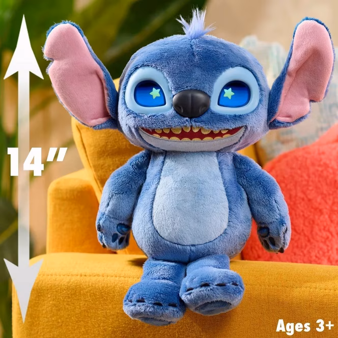 GameStop Disney Lilo and Stitch Many Moods of Stitch Feature 14-In Plush