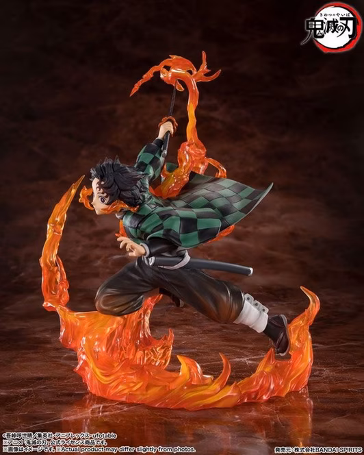 GameStop Bandai Demon Slayer: Kimetsu no Yaiba Tamashii Nations FiguartsZero Tanjiro Kamado (Kyojuro Rengoku's Sword Guard ver.) 7.07-in Figure