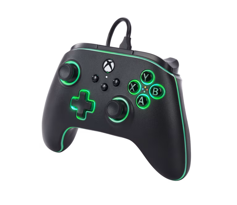 GameStop PowerA Advantage Wired Controller for Xbox Series X|S with Lumectra - Black