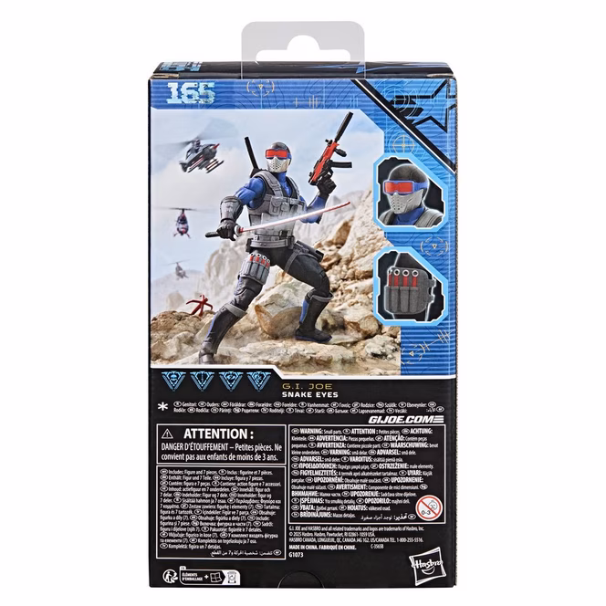 GameStop Hasbro G.I. Joe Classified Series Snake Eyes (Issue 165) 6-in Figure