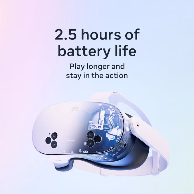 GameStop Meta Quest 3S 128GB VR Headset - Access to Over 40 Games with a 3-Month Trial of Meta Horizon Plus