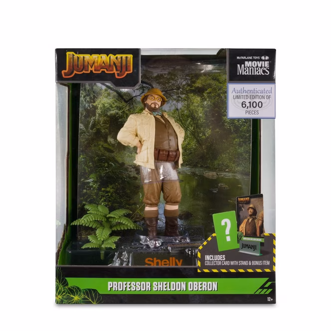 GameStop McFarlane Toys Movie Maniacs: Jumanji Professor Sheldon Oberon 6-in Statue