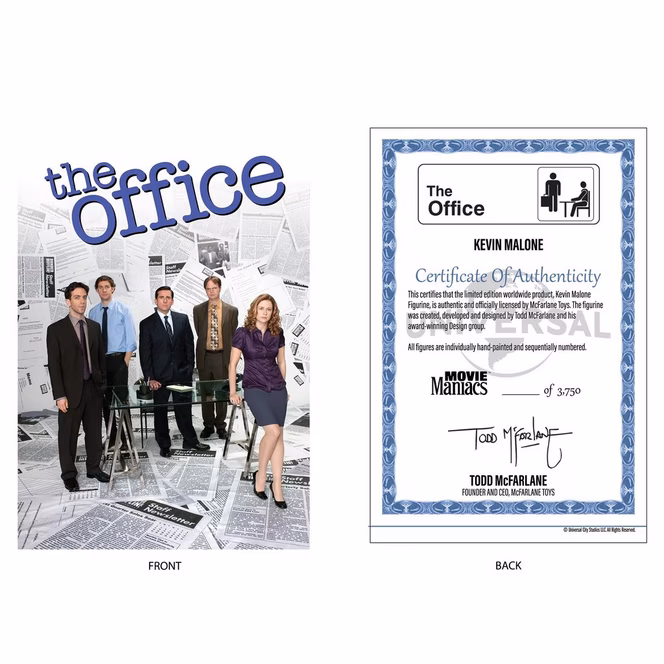 GameStop McFarlane Toys Movie Maniacs NBC The Office Kevin Malone 6-in Statue