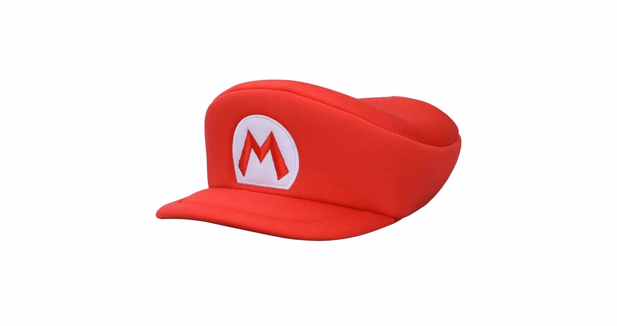 GameStop Super Mario Bros Mario Cosplay Hat