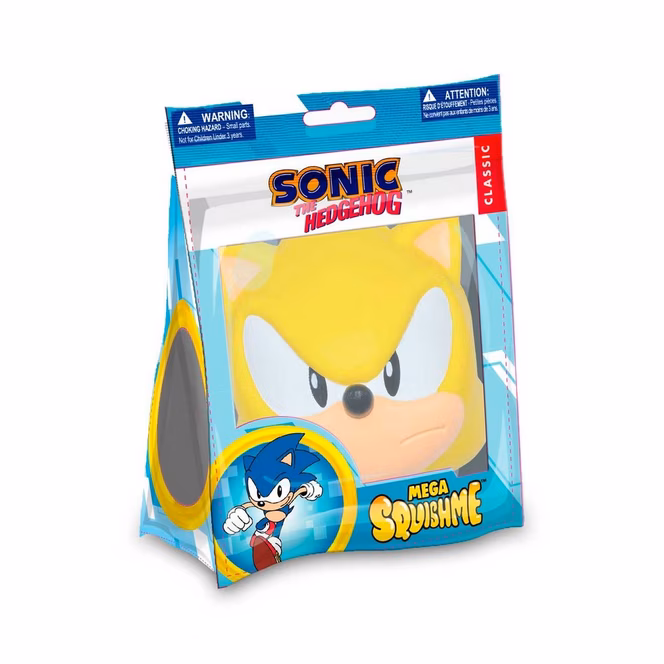 GameStop Just Toys Super Sonic Mega 6-in SquishMe